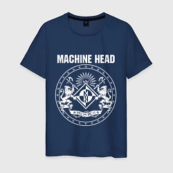 Футболка хлопковая мужская Machine Head MCMXCII, цвет: тёмно-синий
