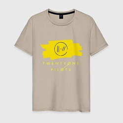 Мужская футболка 21 Top: Yellow Trench