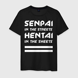 Мужская футболка Hentai in the sheets