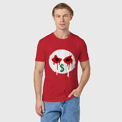 Футболка хлопковая мужская J-Dog, цвет: красный — фото 2