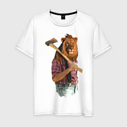 Мужская футболка Lion lumberjack