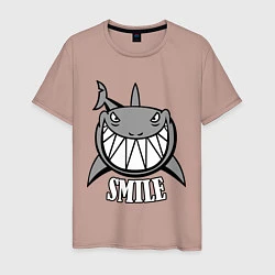 Мужская футболка Shark Smile