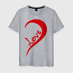 Мужская футболка One love: for him