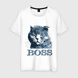 Мужская футболка Boss cat