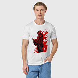 Футболка хлопковая мужская Убийца гоблинов, цвет: белый — фото 2