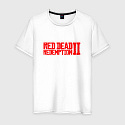 Футболка хлопковая мужская Red Dead Redemption 2, цвет: белый