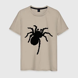 Мужская футболка Черный паук