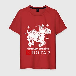Мужская футболка Dota 2: Donkey courier