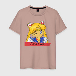 Мужская футболка Sailor Moon Good Luck
