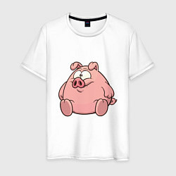 Мужская футболка Свинка
