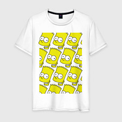 Мужская футболка Барт Симпсон: узор
