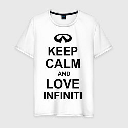 Мужская футболка Keep Calm & Love Infiniti