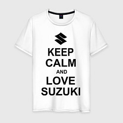 Мужская футболка Keep Calm & Love Suzuki