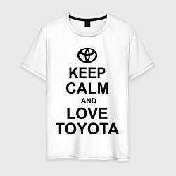 Мужская футболка Keep Calm & Love Toyota