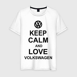 Мужская футболка Keep Calm & Love Volkswagen