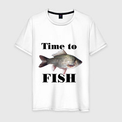 Мужская футболка Time to fish