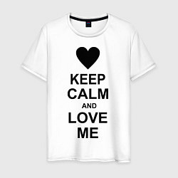 Мужская футболка Keep Calm & Love Me