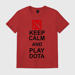 Мужская футболка Keep Calm & Play Dota