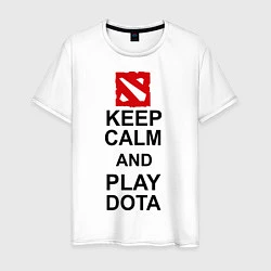 Мужская футболка Keep Calm & Play Dota