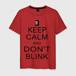 Мужская футболка Keep Calm & Don't Blink