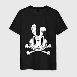 Мужская футболка Кролик-пират