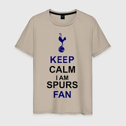 Мужская футболка Keep Calm & Spurs fan
