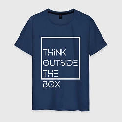 Мужская футболка Think outside the box