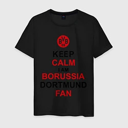 Мужская футболка Keep Calm & Borussia Dortmund fan