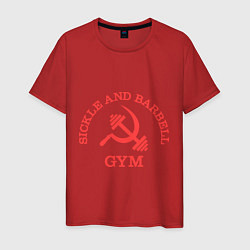 Мужская футболка Sickle & Barbell: Gym