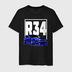 Мужская футболка R34 Nissan