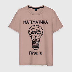 Мужская футболка Математика просто