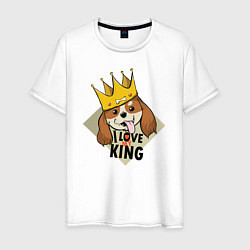 Мужская футболка I love king
