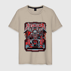 Мужская футболка Metallica: Robot Style