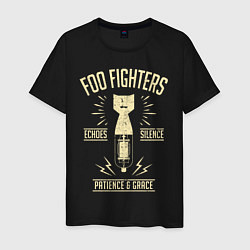 Футболка хлопковая мужская Foo Fighters: Patience & Grace цвета черный — фото 1