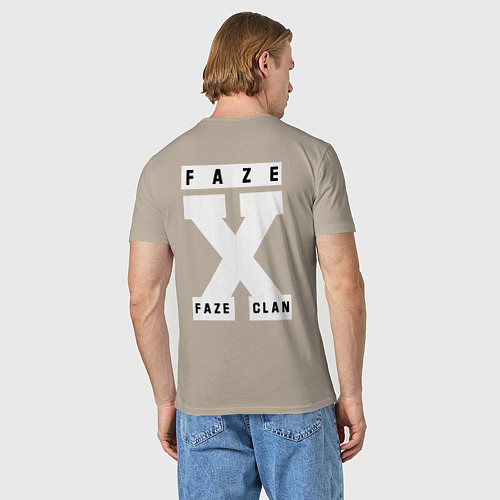 Мужская футболка FaZe Clan / Миндальный – фото 4
