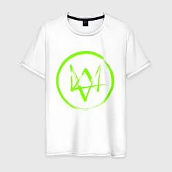 Мужская футболка Watch Dogs: Green Logo