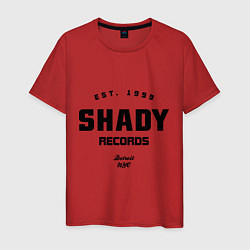 Футболка хлопковая мужская Shady records, цвет: красный