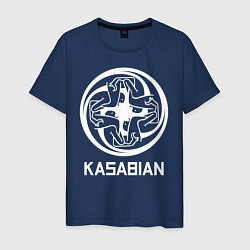 Футболка хлопковая мужская Kasabian: Symbol, цвет: тёмно-синий