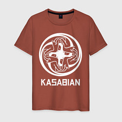 Футболка хлопковая мужская Kasabian: Symbol, цвет: кирпичный