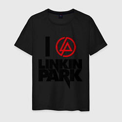 Мужская футболка I love Linkin Park