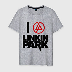 Мужская футболка I love Linkin Park