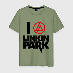Мужская футболка I love Linkin Park