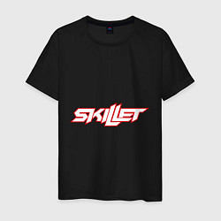 Футболка хлопковая мужская Skillet, цвет: черный