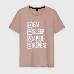 Мужская футболка Eat, Sleep, Apex, Repeat