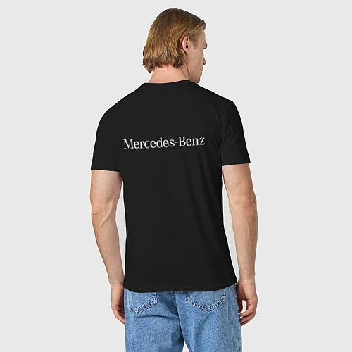 Мужская футболка MERCEDES-BENZ / Черный – фото 4