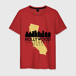 Мужская футболка Голливуд - США