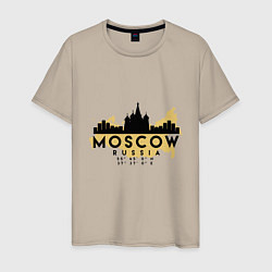 Мужская футболка Москва - Россия