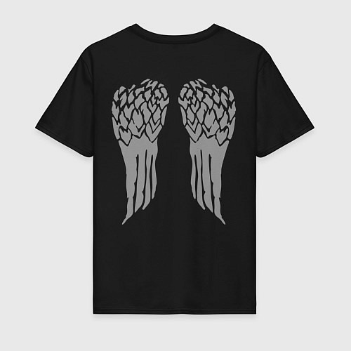 Мужская футболка Крылья / Черный – фото 2