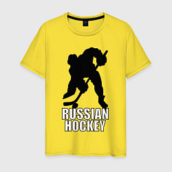 Мужская футболка Russian Black Hockey