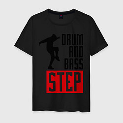 Мужская футболка Drum and Bass Step